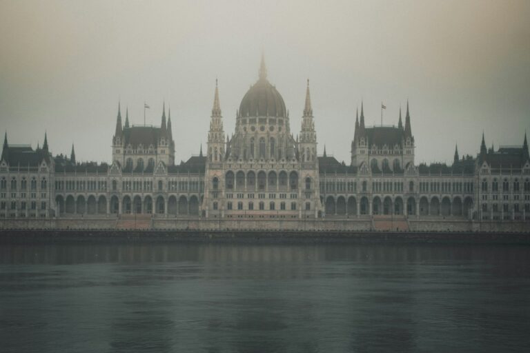 Hungarian Parliament building in Budapest